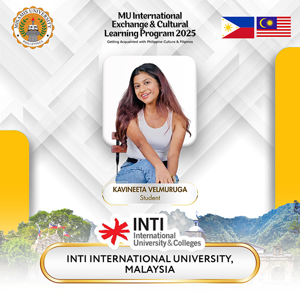 Official Delegates for MU International Exchange & Cultural Learning Program 2025